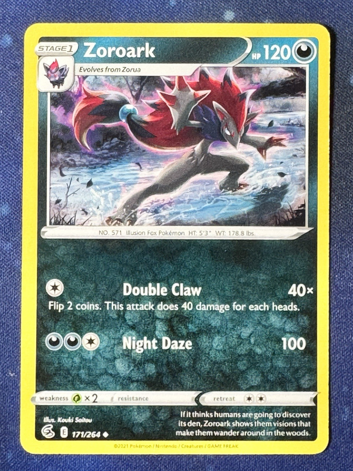 Zoroark - 171/264 - Uncommon - Pokemon Fusion Strike - NM/M