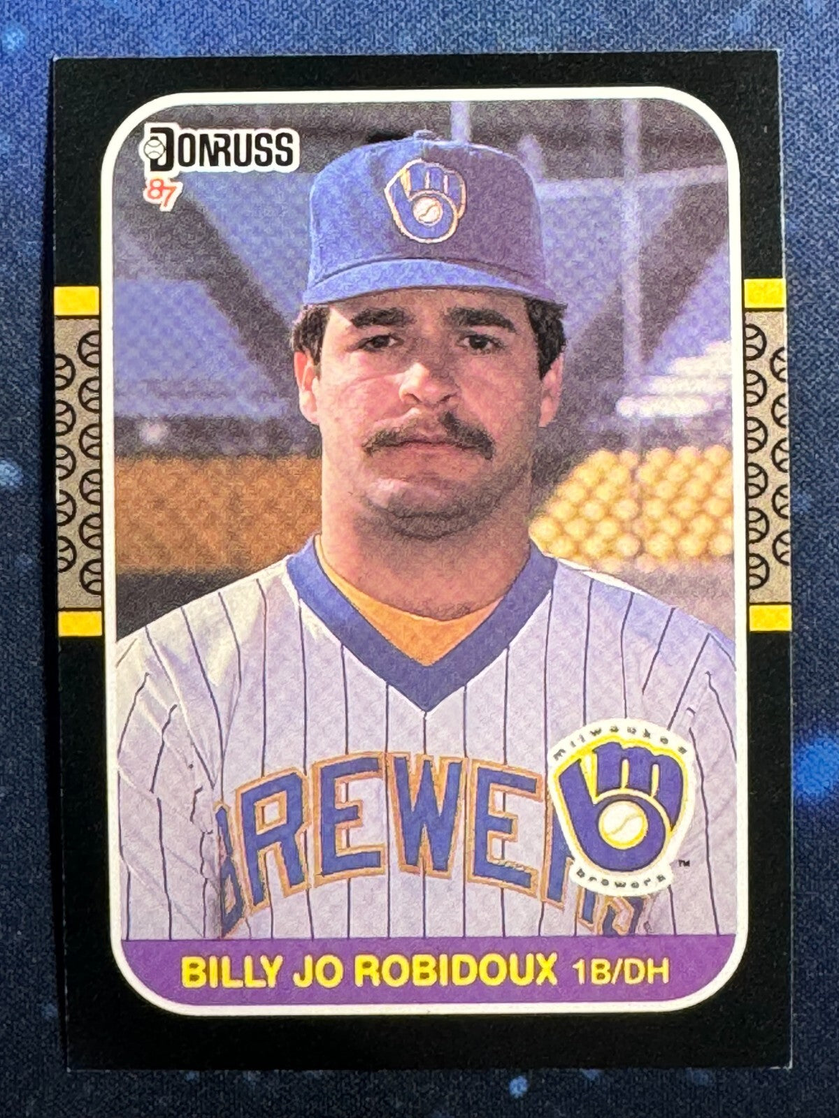 1987 Donruss #240 Billy Jo Robidoux Milwaukee Brewers
