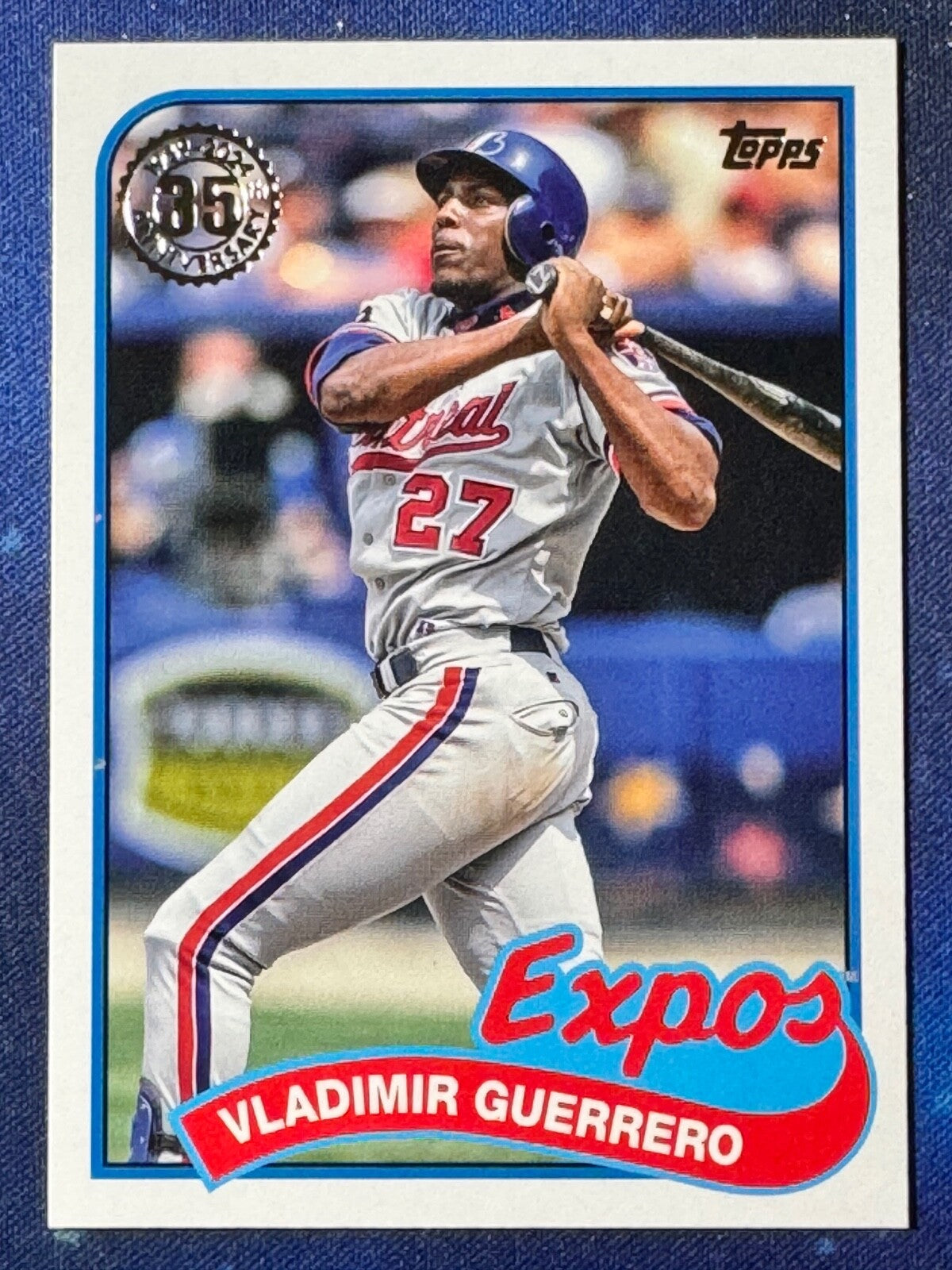 Vladimir Guerrero 2024 Topps Baseball #89B-68 ‘89 Topps Montreal Expos