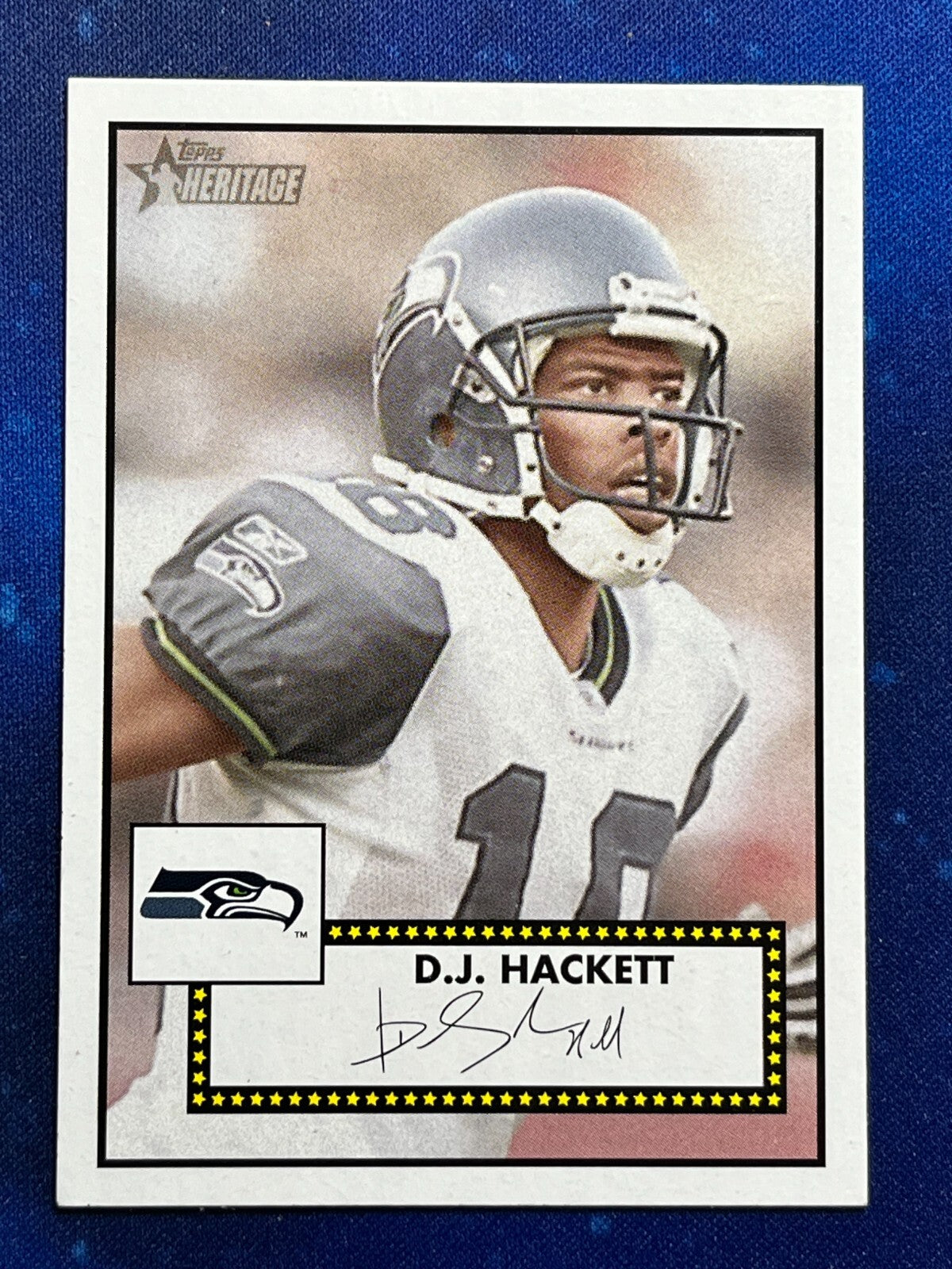 D.J. Hackett 2006 Topps Heritage #225 Seattle Seahawks