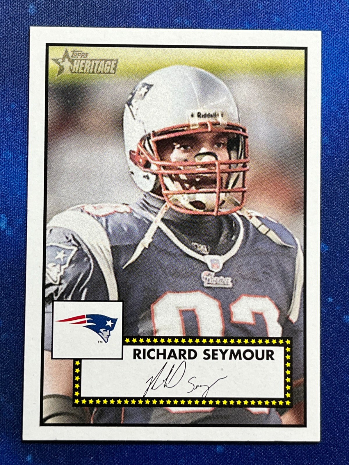 Richard Seymour 2006 Topps Heritage #238 New England Patriots