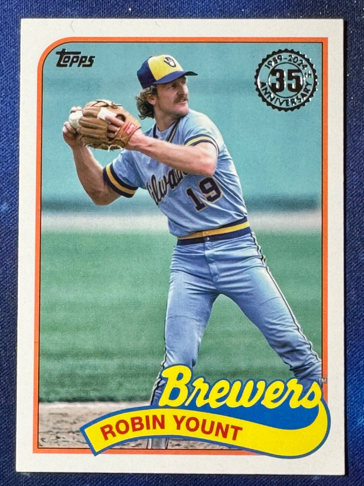Robin Yount 2024 Topps Baseball #89B-55 ‘89 Topps Milwaukee Brewers
