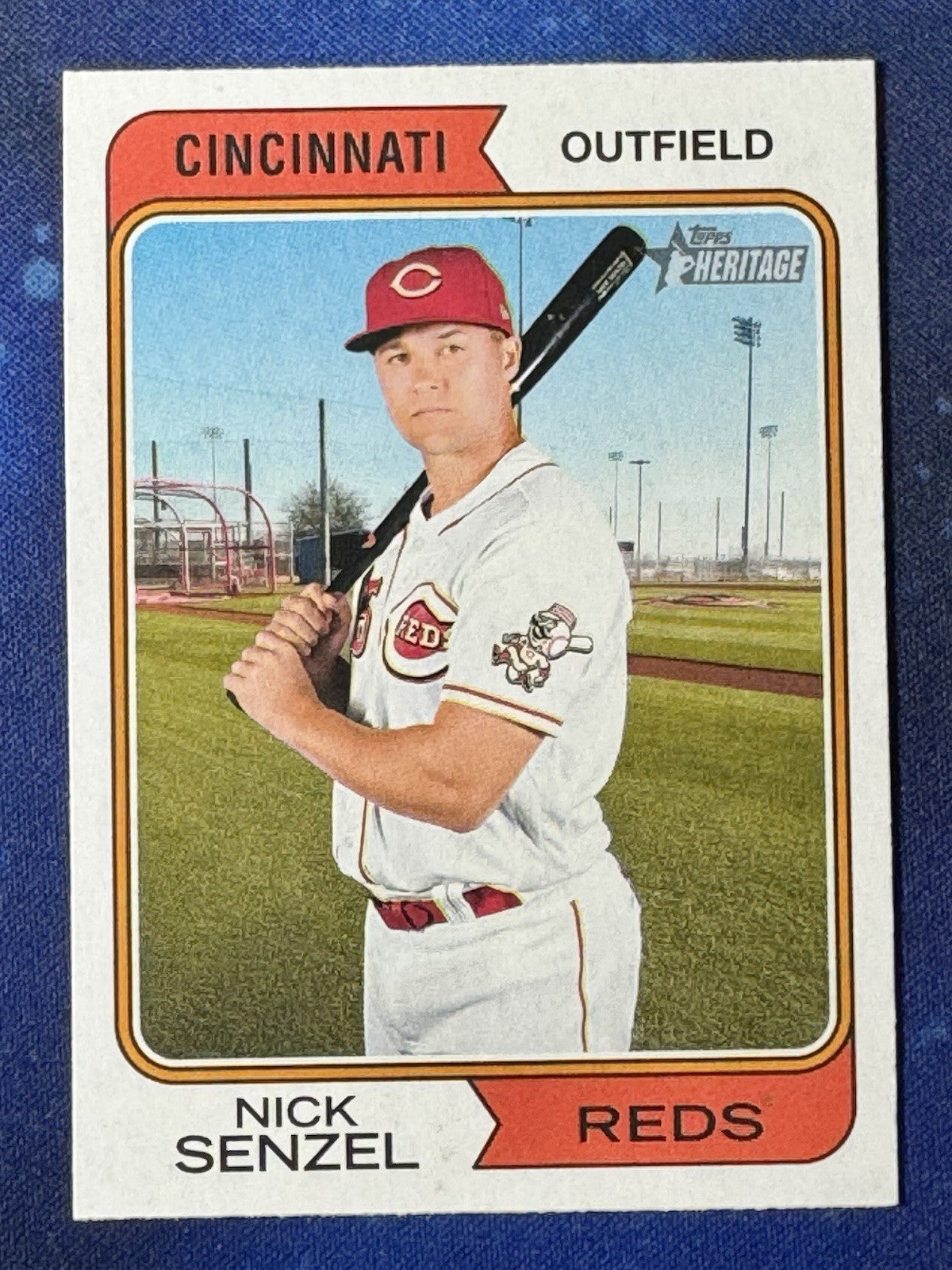 Nick Senzel 2023 Topps Heritage #230 Cincinnati Reds