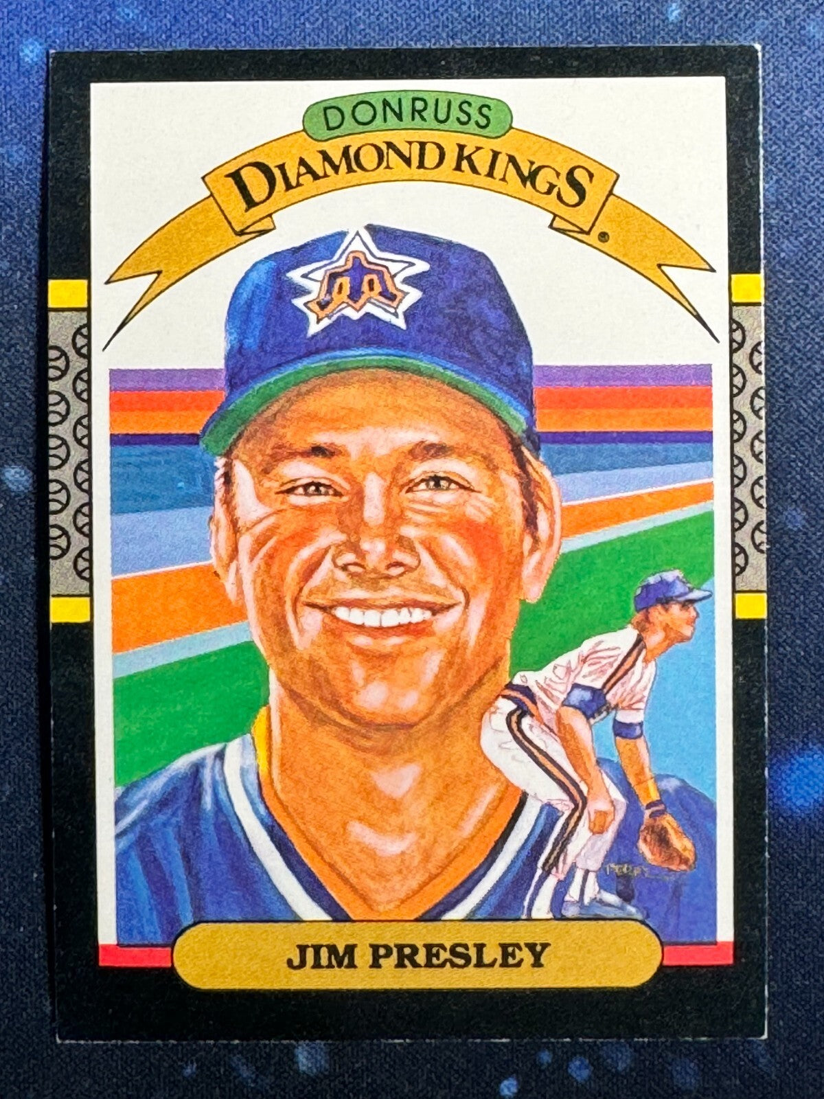 1987 Donruss Diamond Kings #23 Jim Presley Seattle Mariners