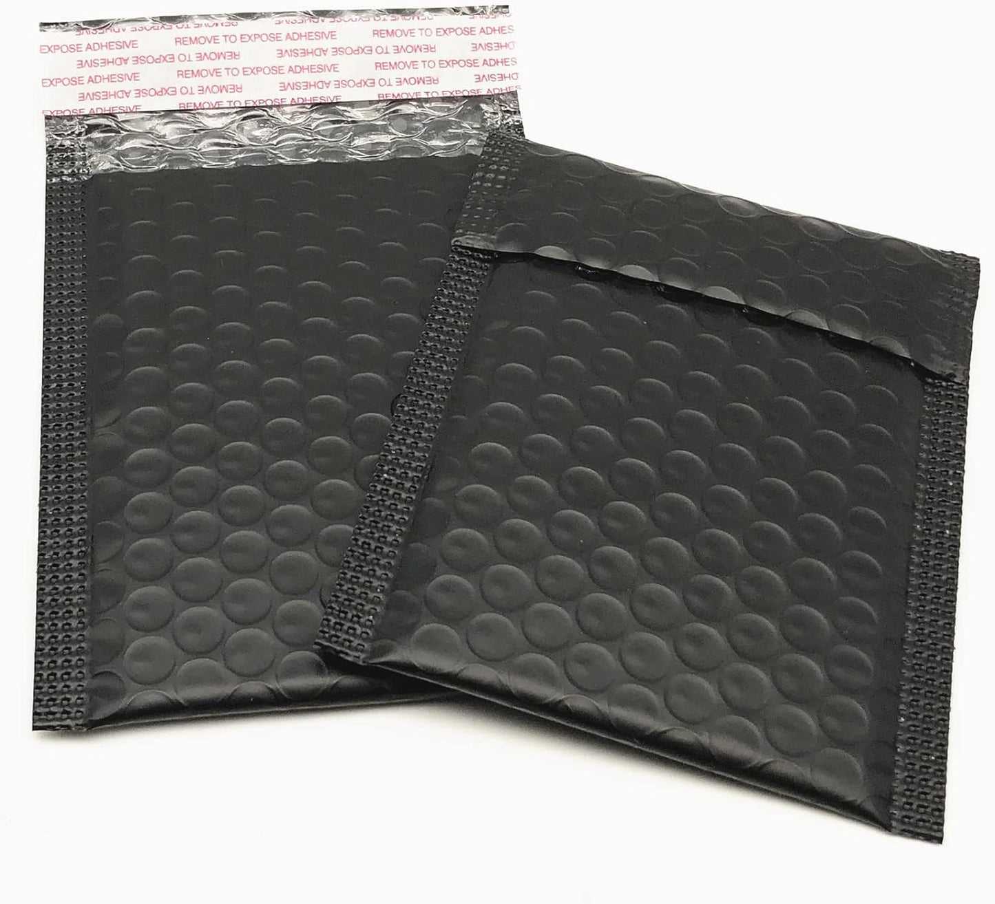 3.5x5 Inch Black Poly Bubble Mailers Small Padded Envelopes (100 Pack)
