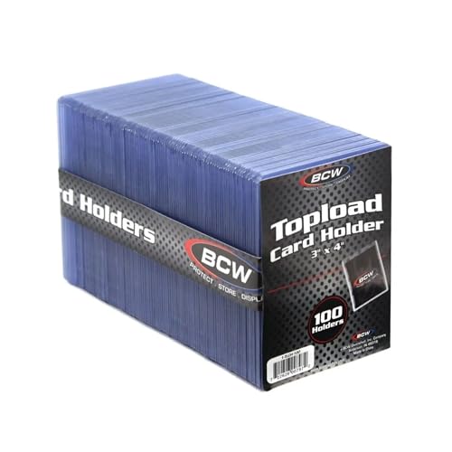 BCW 3x4 Standard Toploader Card Holders