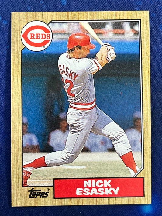 1987 Topps #13 Nick Esasky Cincinnati Reds
