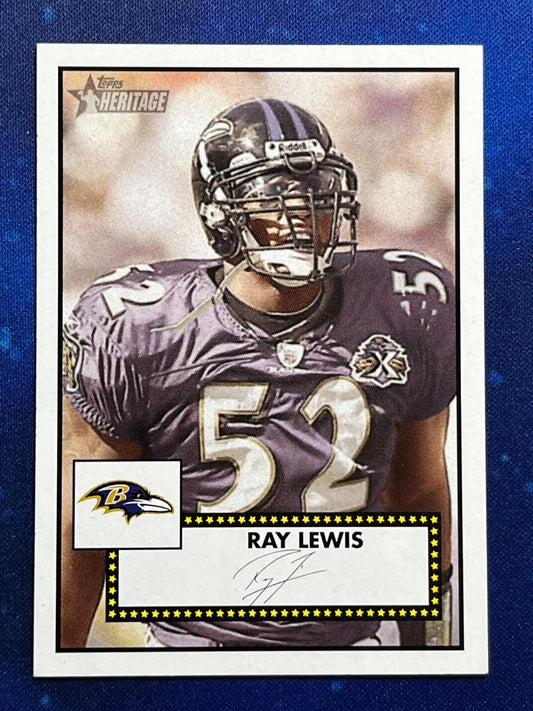 Ray Lewis 2006 Topps Heritage #296 Baltimore Ravens