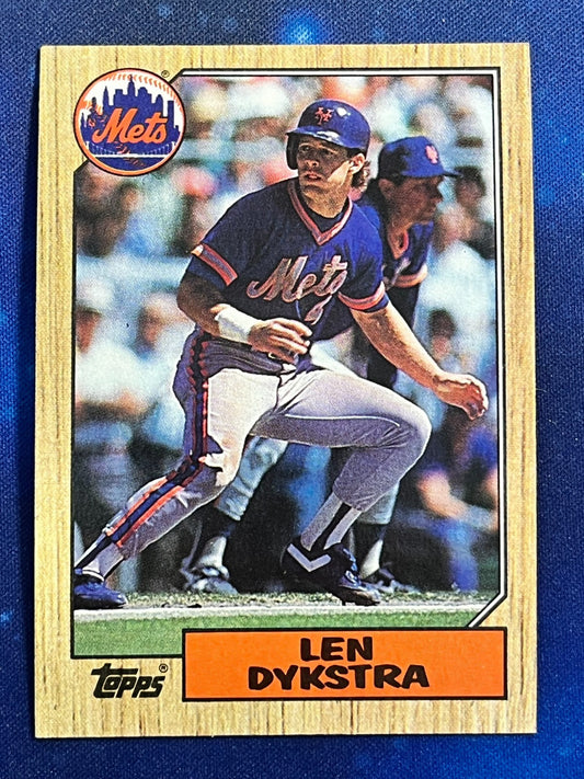 1987 Topps #295 Len Dykstra New York Mets