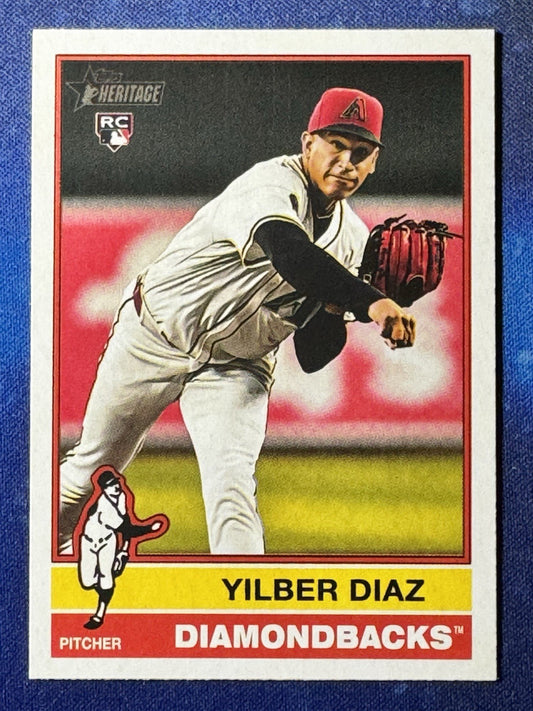 Yilber Diaz 2025 Topps Heritage RC #372 Arizona Diamondbacks