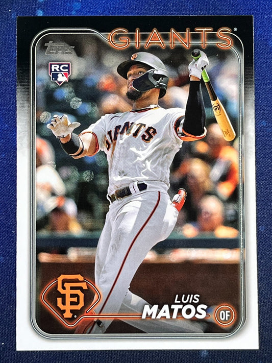 Luis Matos 2024 Topps Baseball Rookie (RC)  #28 San Francisco Giants