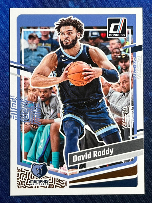 2023-24 Donruss Basketball #187 David Roddy Memphis Grizzlies