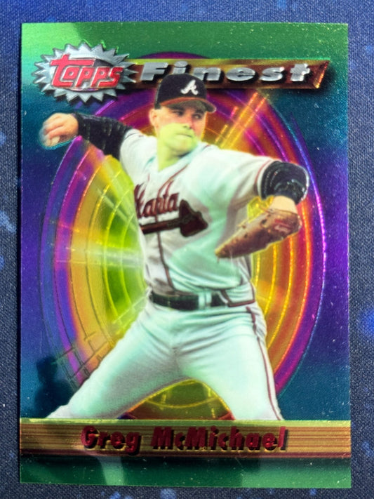 1994 Topps Finest #3 Greg McMichael Atlanta Braves