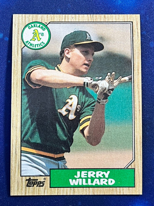 1987 Topps #137 Jerry Willard Oakland Athletics