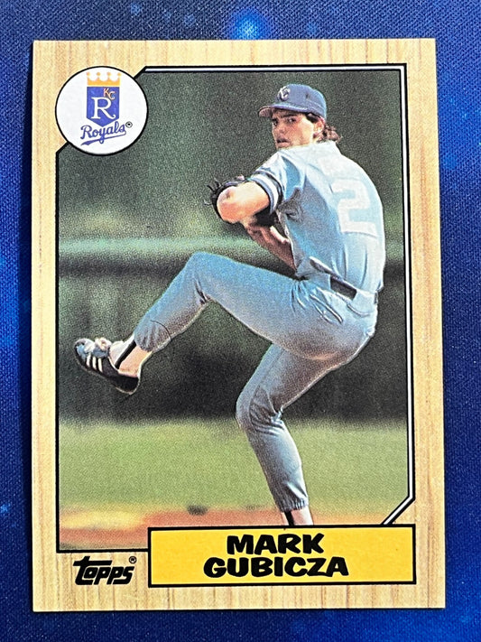 1987 Topps #326 Mark Gubicza Kansas City Royals