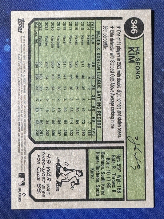 Ha-Seong Kim 2023 Topps Heritage #346 San Diego Padres