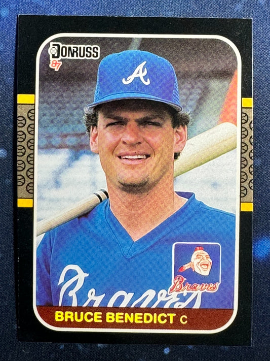 1987 Donruss #448 Bruce Benedict Atlanta Braves