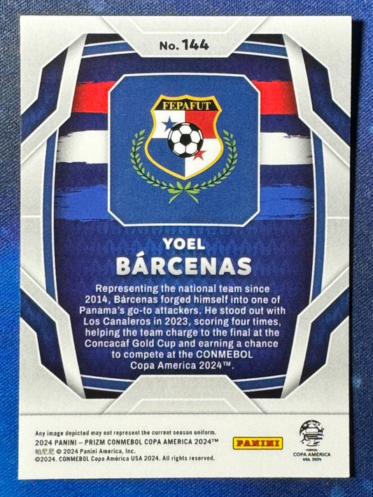 Yoel Barcenas 2024 Panini Prizm Copa America #144 Panama