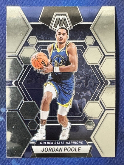 Jordan Poole 2022-23 Panini Mosaic Basketball #7 Golden State Warriors