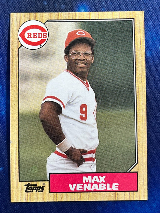 1987 Topps #226 Max Venable Cincinnati Reds