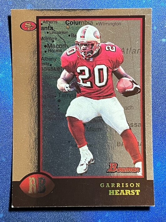 1998 Bowman Interstate Football #82 Garrison Hearst San Francisco 49ers