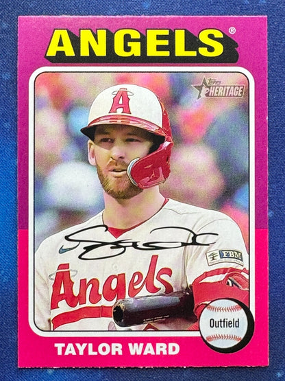2024 Topps Heritage #132 Taylor Ward Los Angeles Angels