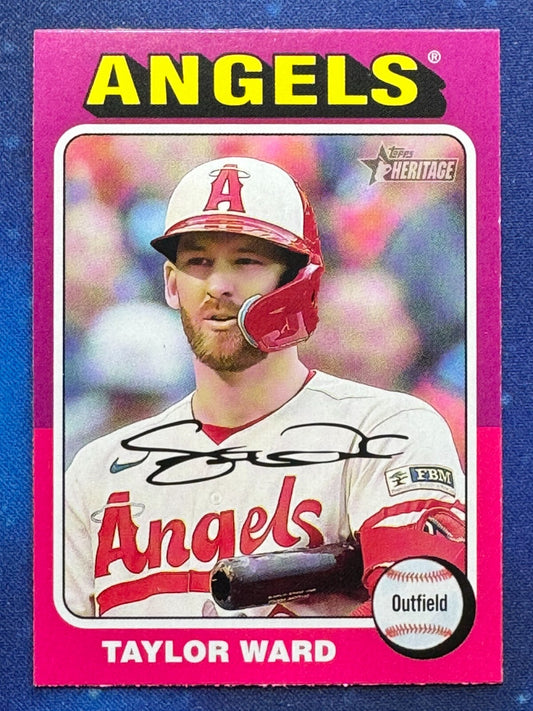 2024 Topps Heritage #132 Taylor Ward Los Angeles Angels