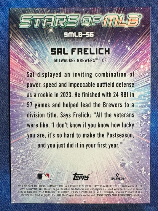 Sal Frelich 2024 Topps Series 2 #SMLB-56 Rookie (RC) Milwaukee Brewers