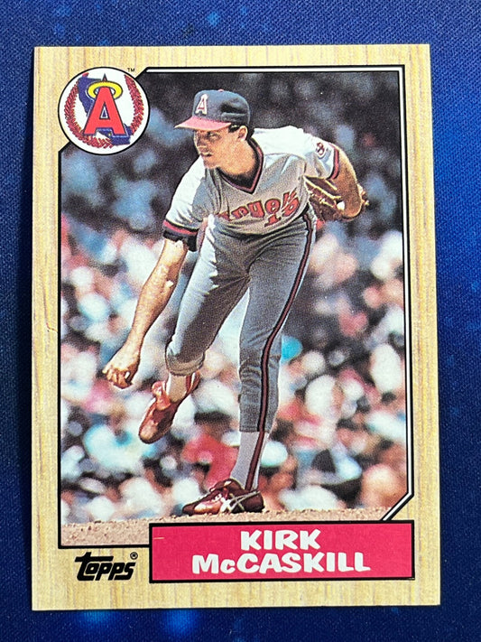 1987 Topps #194 Kirk McCaskill California Angels