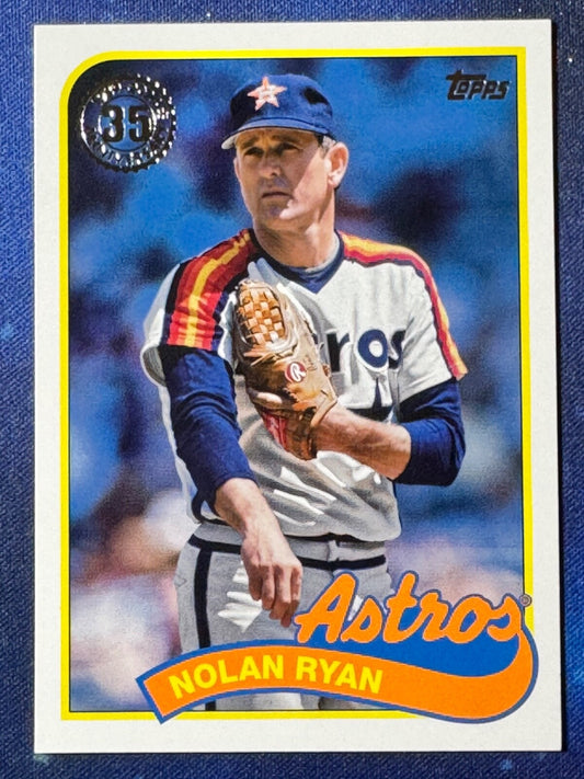 Nolan Ryan 2024 Topps Baseball #89B-83 ‘89 Topps Houston Astros