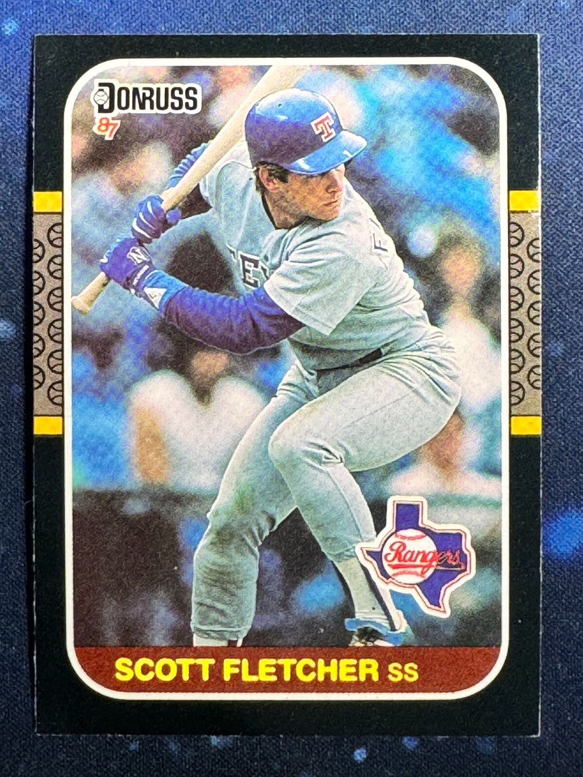 1987 Donruss #304 Scott Fletcher Texas Rangers