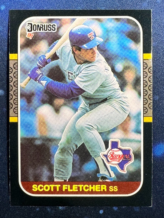 1987 Donruss #304 Scott Fletcher Texas Rangers
