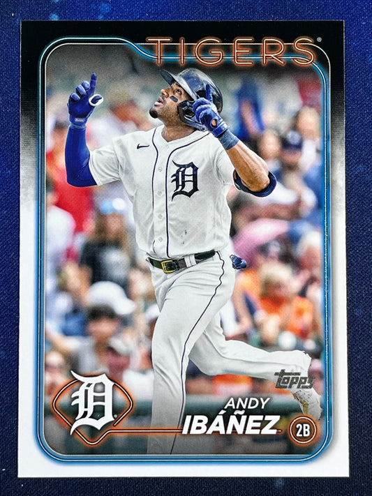 Andy Ibanez 2024 Topps Baseball #25 Detroit Tigers