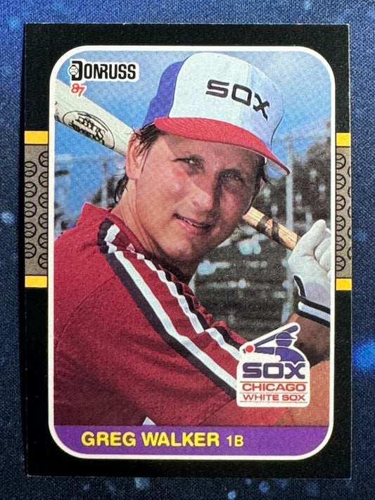1987 Donruss #59 Greg Walker Chicago White Sox