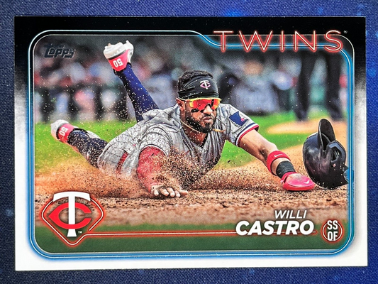 Willi Castro 2024 Topps Baseball #285 Minnesota Twins