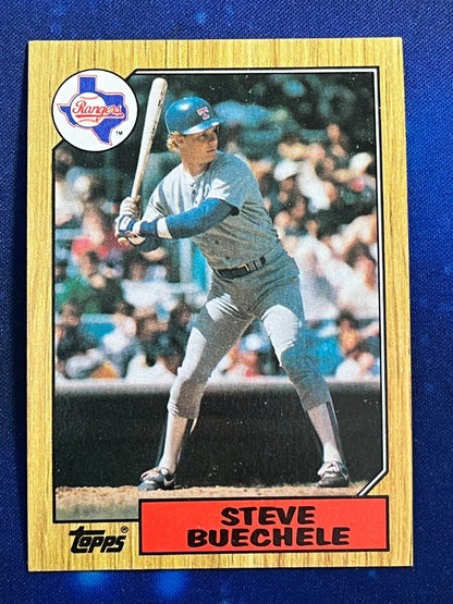 1987 Topps #176 Steve Buechele Texas Rangers