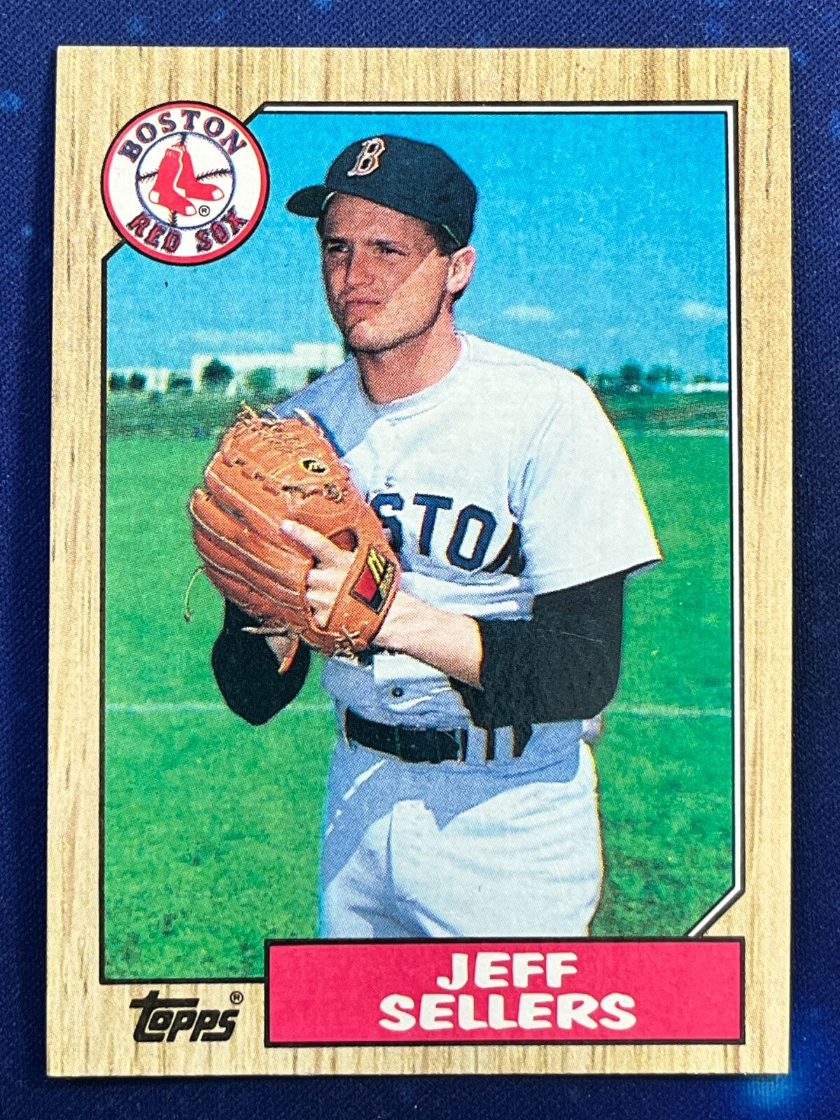 1987 Topps #12 Jeff Sellers Boston Red Sox