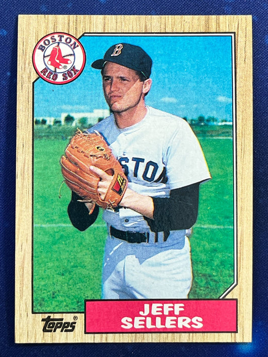 1987 Topps #12 Jeff Sellers Boston Red Sox
