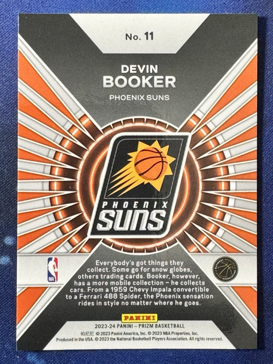 Devin Booker 2023-24 Panini Prizm Basketball Emergent #11 Phoenix Suns