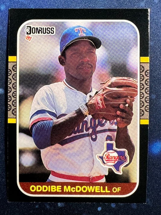 1987 Donruss #161 Oddibe McDowell Texas Rangers