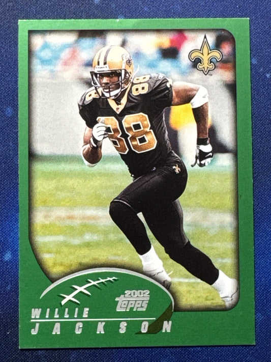 Willie Jackson 2002 Topps Football #41 New Orleans Saints