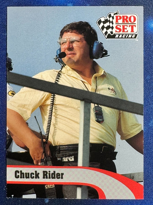 Chuck Rider 1992 Pro Set #159 