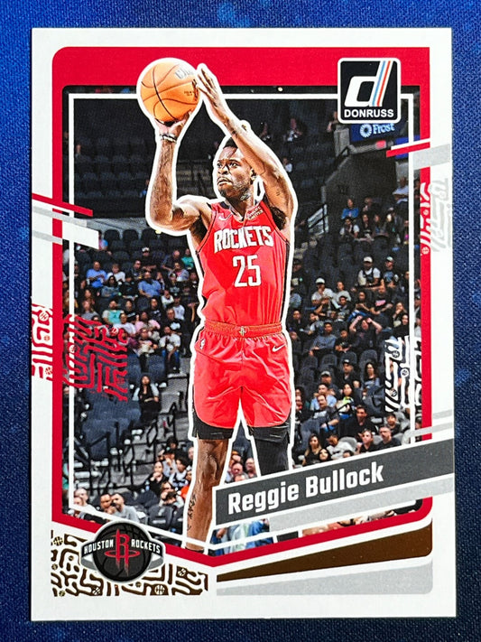 2023-24 Donruss Basketball #176 Reggie Bullock Houston Rockets