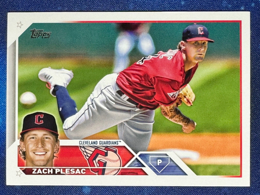 Zach Plesac 2023 Topps Series 2 #476 Cleveland Guardians