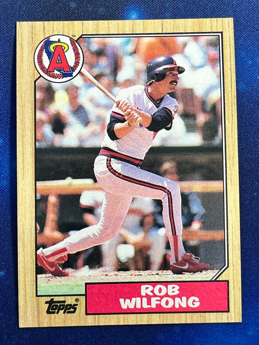 1987 Topps #251 Rob Wilfong California Angels