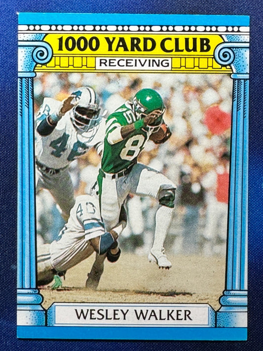 Wesley Walker 1987 Topps 1000 Yard Club #22 New York Jets