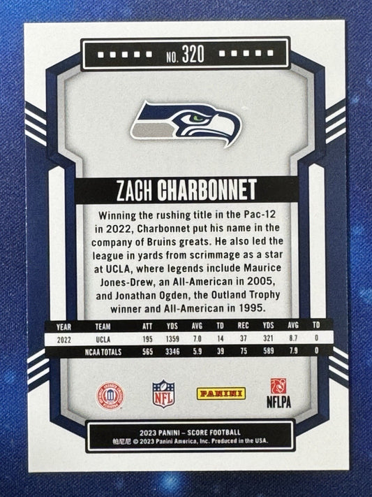 Zach Charbonnet 2023 Score Rookie #320 Seattle Seahawks
