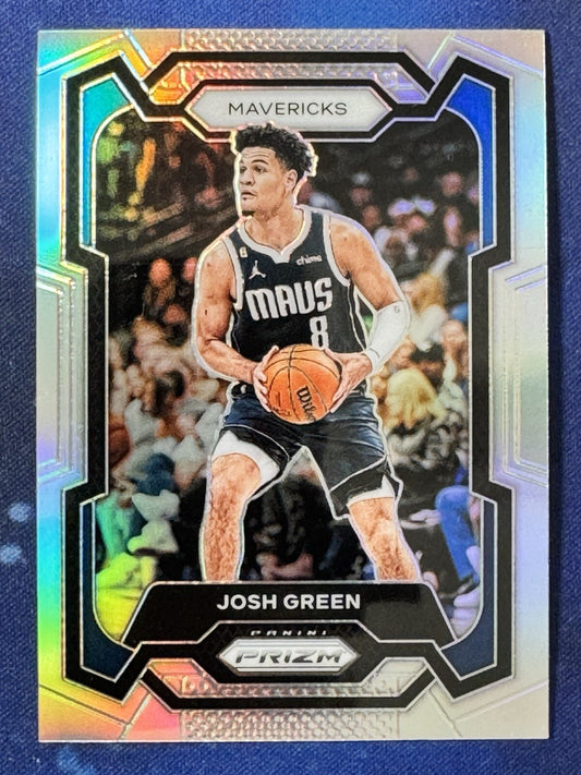 Josh Green 2023-24 Panini Prizm Basketball Silver Prizm #201 Dallas Mavericks
