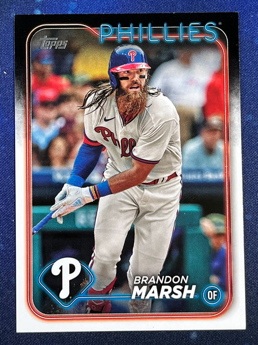 Brandon Marsh 2024 Topps Baseball #71 Philadelphia Phillies