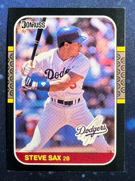 1987 Donruss #278 Steve Sax Los Angeles Dodgers